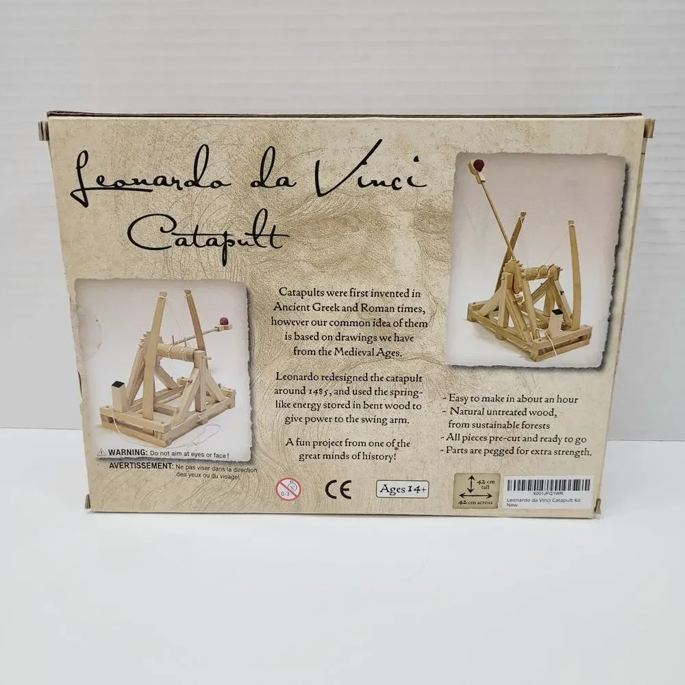 Pathfinders Leonardo da Vinci Catapult STEM Kit - Science & Engineering Toy NEW